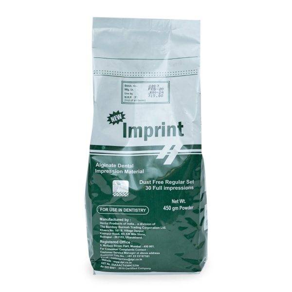 DPI Imprint Alginate Powder – Impression Material