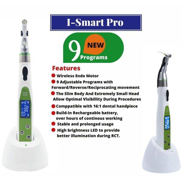 Dental Cordless Endo Motor i-Smart with LED 16:1 Standard