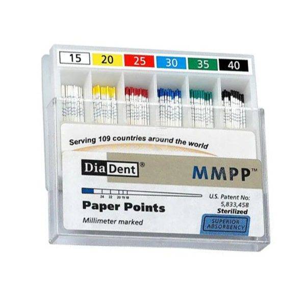 DiaDent Paper Points 2% Taper - PP Points