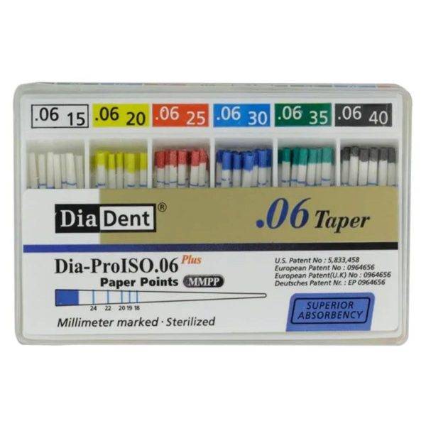 DiaDent Paper Points - 6% Taper