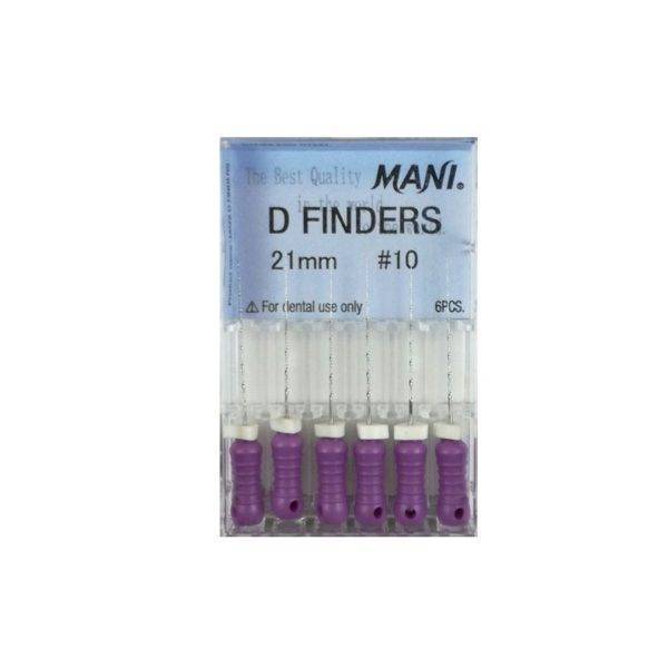 MANI D Finders 21mm 10No Dental Root Canal