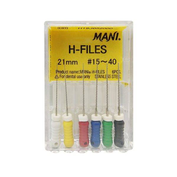 MANI H – Files 21mm – 6 Files Pack