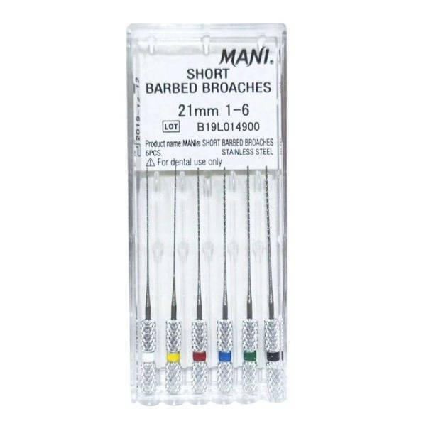 MANI Short Barbed Broaches 21mm