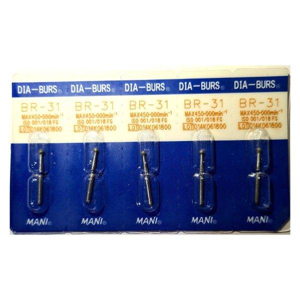 Mani Diamond Burs - Ball Round Type / BR Series