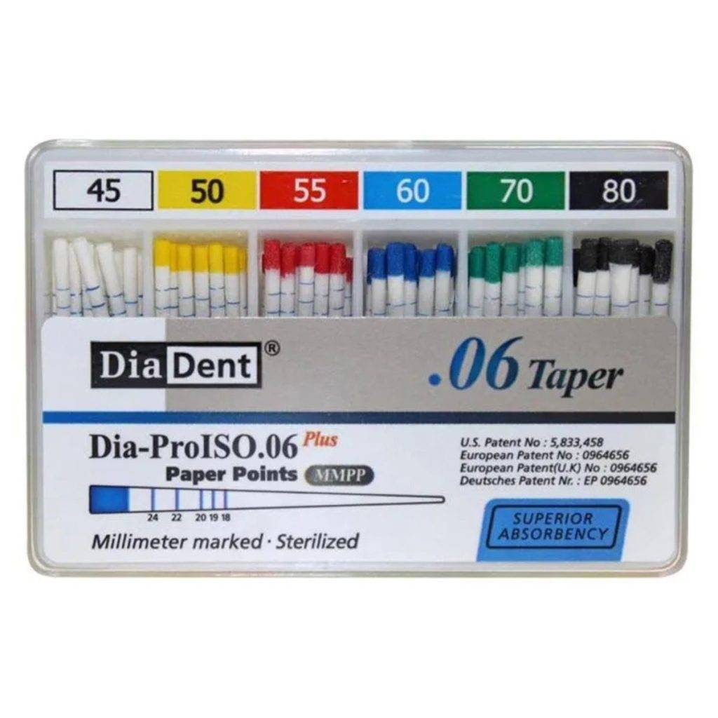 DiaDent Paper Points – 6% – PP Point
