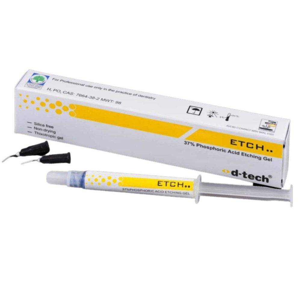 D-Tech Etching Gel – 3G Syringe 37% Phosphoric Acid Gel