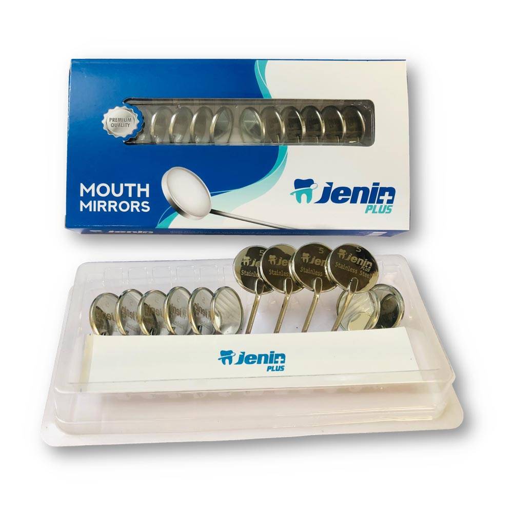 Jenin Plus Mouth Mirror Tops – No.-5 Pack of 12 Pcs