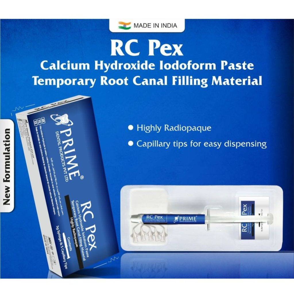 Prime RC Pex – Calcium Hydroxide Paste with Iodoform