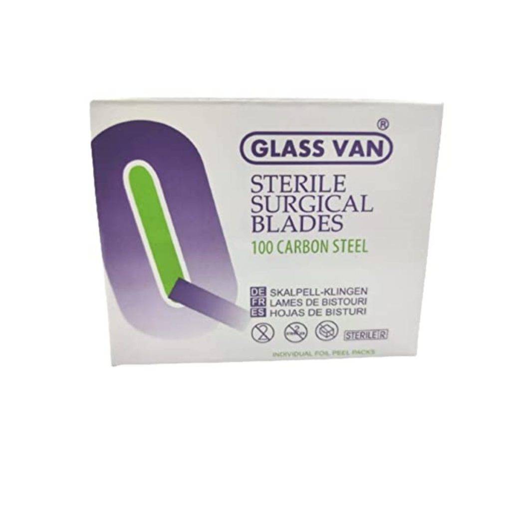 HMD BP Surgical Blade – Glass Van Sterile Blade 15No.
