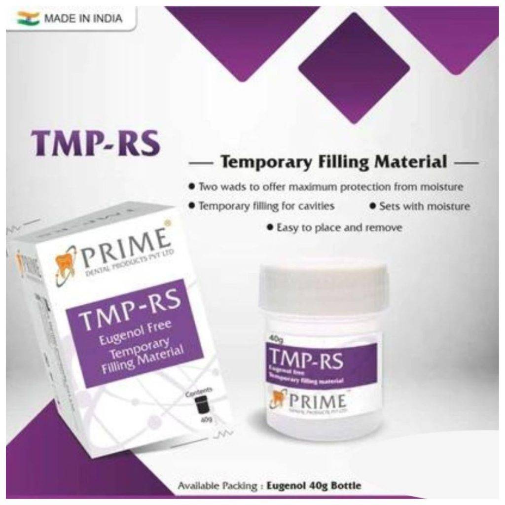 Prime Dental TMP-RS 40g Jar – Temporary Filling Material