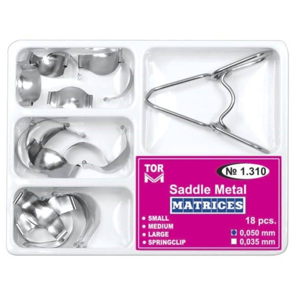 TOR-VM Saddle Contoured Metal Matrices Bands – 1.310
