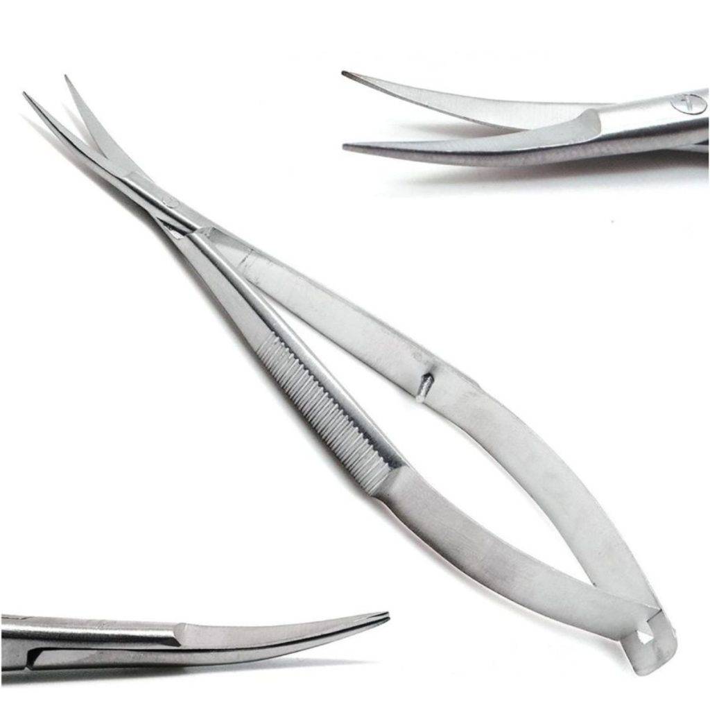 Gutta Percha Cutting Scissor-Castroviejo Curved Scissor